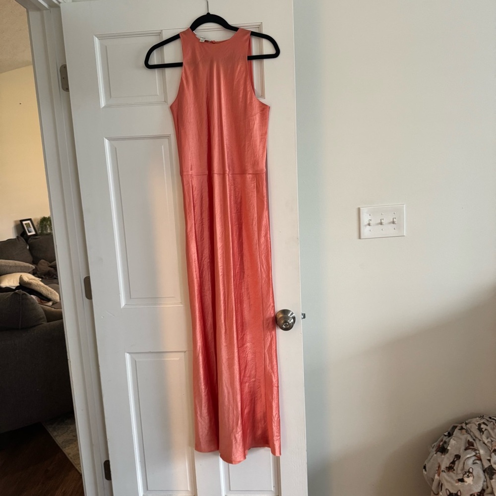 Vince Coral Sleeveless Maxi Dress XS